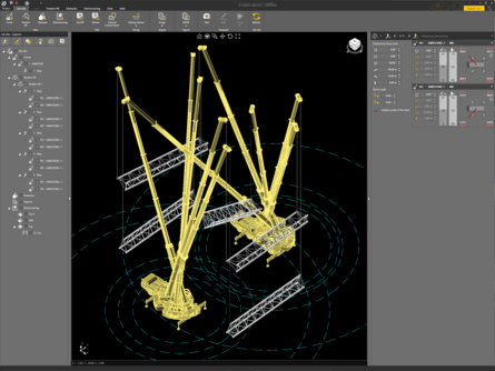 Tandem isometric view